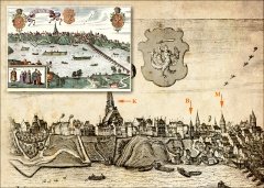Panorama Warszawy z końca XVI wieku (Braun 1572-1617)