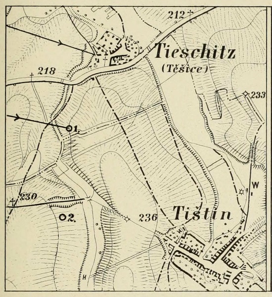 Plik:Tieschitz map (Brezina 1885).jpg