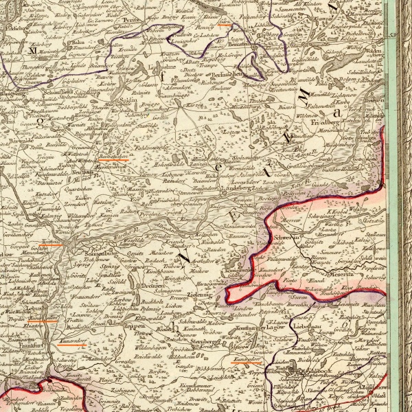 Plik:Kunersdorf (Preussen und Herzogthum Warschau 1808 ark4).jpg